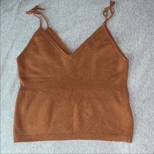 Brown/tan Marni tank top